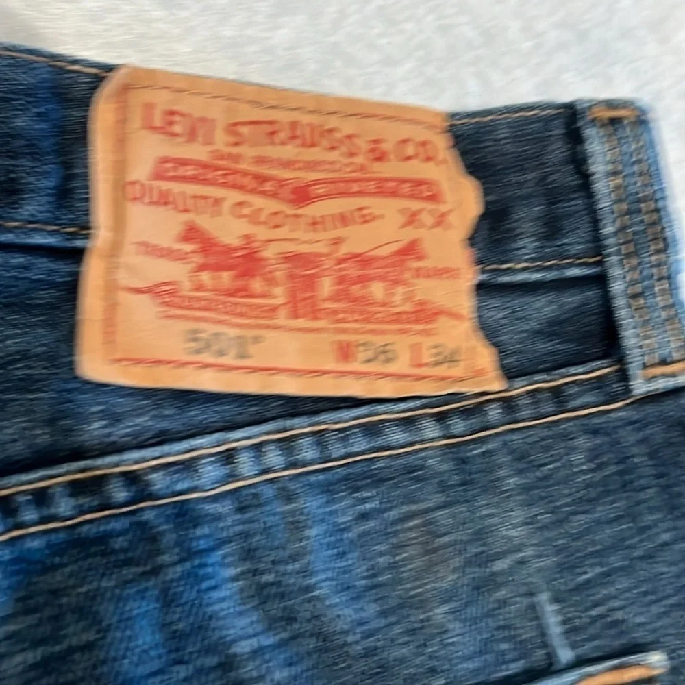 Men’s vintage Y2K button fly 501, Levi’s 36 x 34